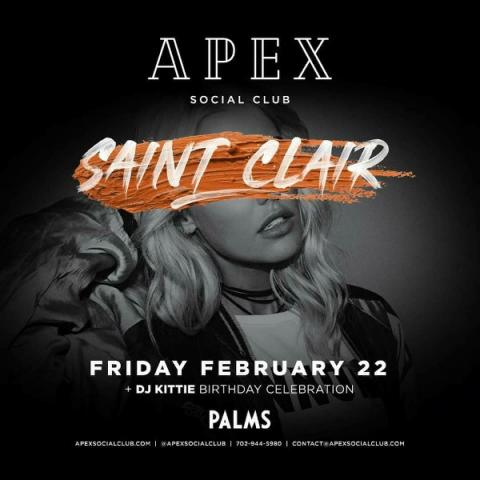 Saint Claire at Apex Social Club 